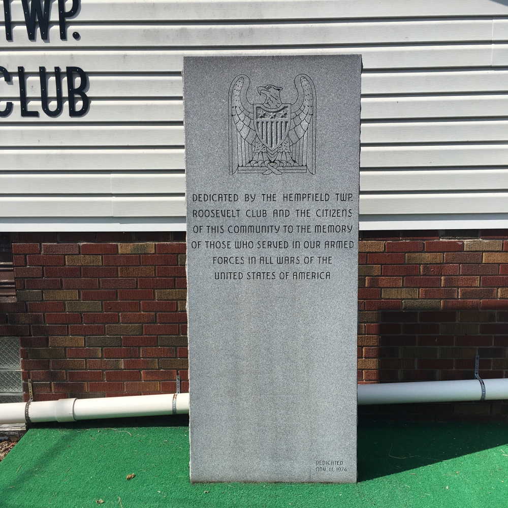 Hempfield Township Roosevelt Club Veterans Memorial