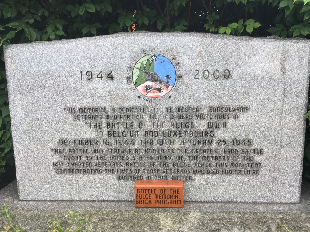 Western Pennsylvania Battle of the Bulge Memorial