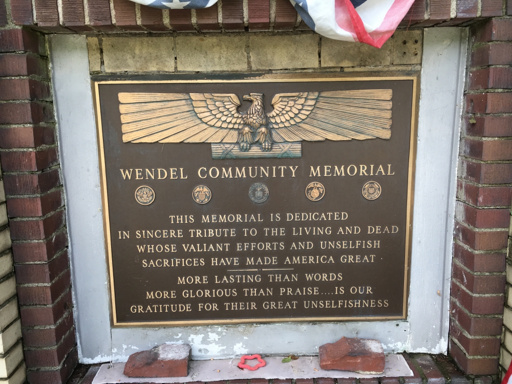 Wendel Community Memorial