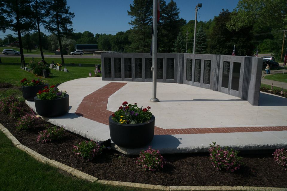 The Veterans Memorial of Mount Vernon, Iowa