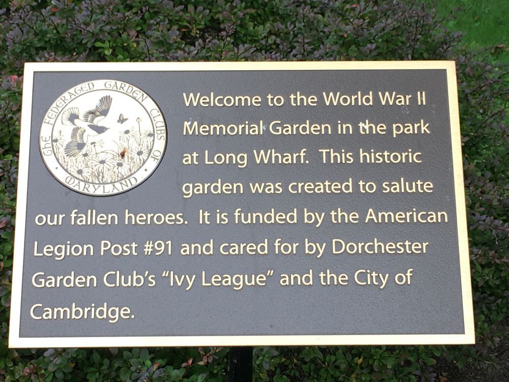 World War II Memorial Garden