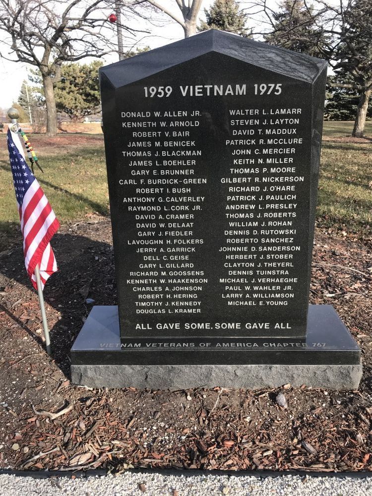 Vietnam Veterans Memoria Racine Wisconsin The American Legion