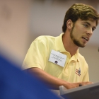 Tennessee Federalist Jayson Blackburn speaks during the American Legion Boys Nation vice-presidential debates on Tuesday, July 25, 2017. Photo by Lucas Carter / The American Legion.