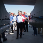 Members of The American Legion National Security Commission tour the facilities at Naval Air Station Fallon in Fallon, Nev. Photo by David Calvert/The American Legion