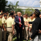 Boys Nation senators meet President Donald J. Trump on Wednesday, July 26, 2016 in Washington, D.C. Photo by Kristen Baker-Geczy for The American Legion Auxiliary