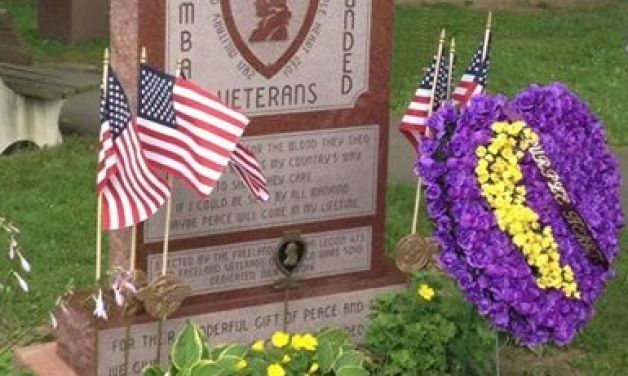 Purple Heart Memorial dedicated in Freeland, Pa.