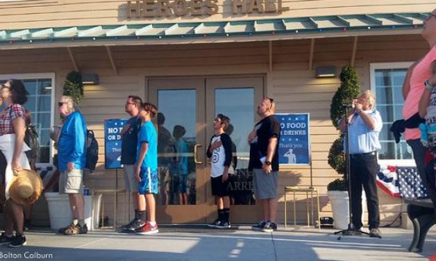 Navy Vietnam vet plays Taps at Orange County Fair's Heroes Hall