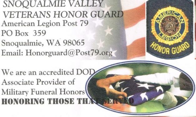 Snoqualmie Valley Veterans Honor Guard