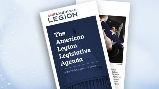 Legion lays out priorities for a new Congress