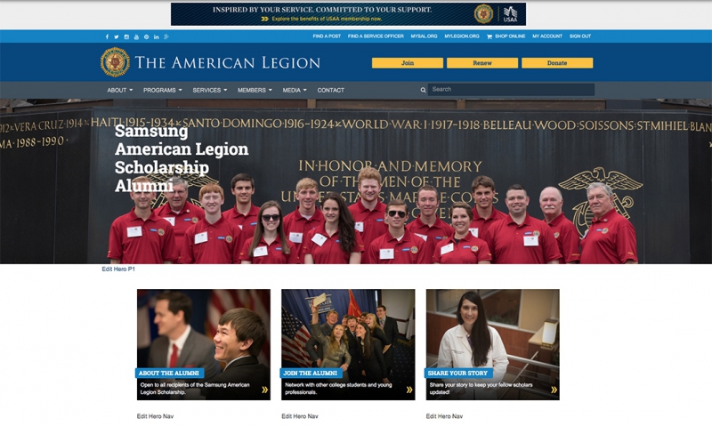 Join the Samsung American Legion Alumni Association
