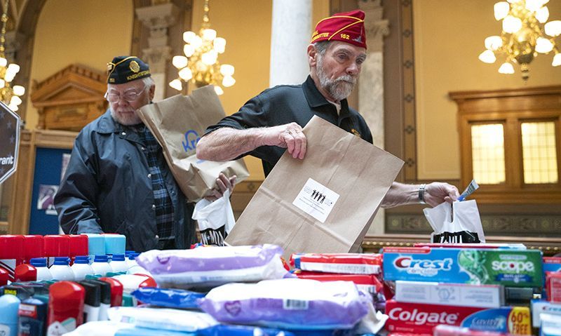 Hoosier Legionnaires, lawmakers unite to support homeless veterans