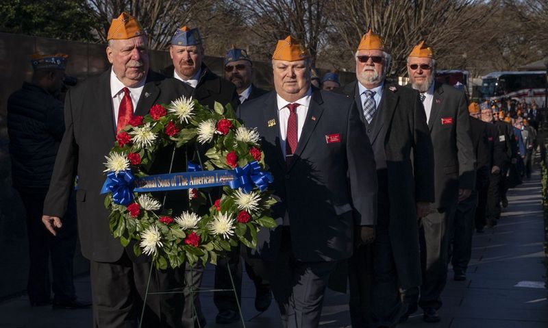 Sons pay respect during annual Washington wreath-laying tour