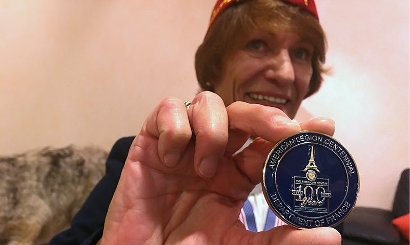 Department Spotlight: Centennial challenge coin a hot seller for Department of France