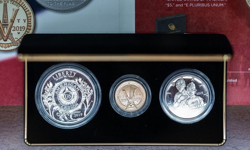 Less than 300 Legion anniversary three coin sets remain