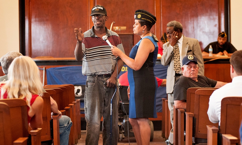 Veterans share VA stories at Legion town hall meeting