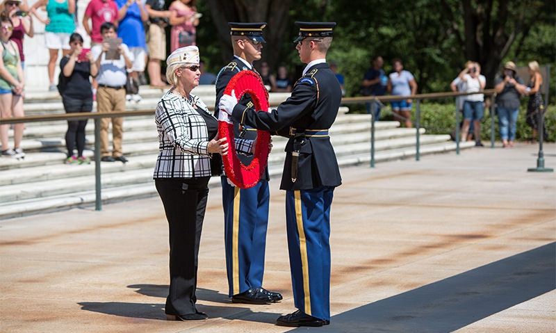 North Carolina department commander honors the fallen at Arlington