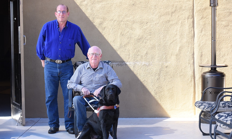 Giving a blind veteran hope, shelter