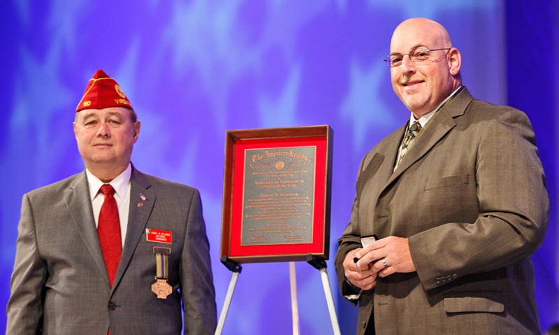 Legion honors Pennsylvania law enforcement officer