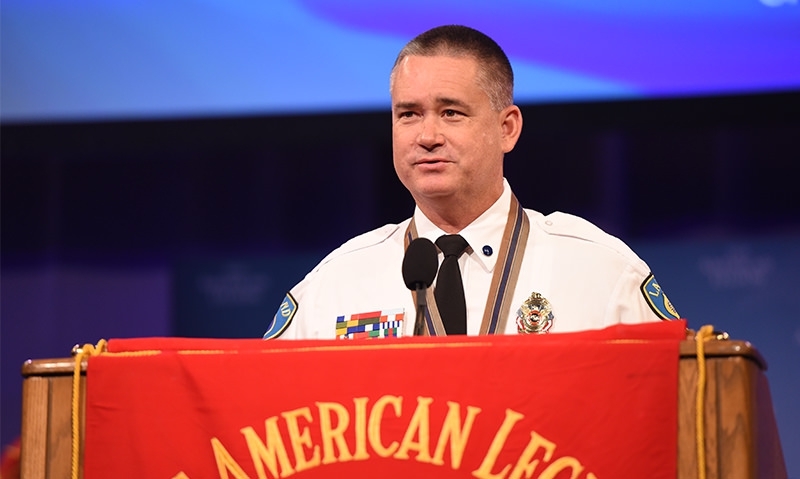 Brown receives Firefighter of the Year Award