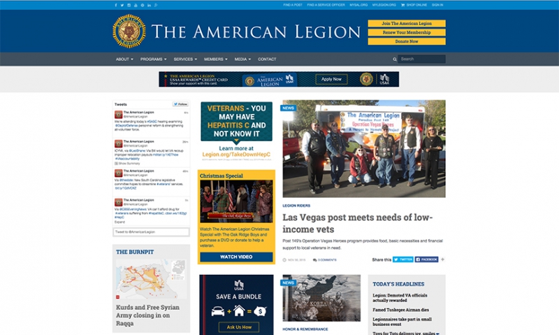 Redesigned Legion website draws record audience