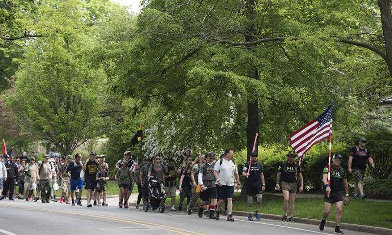 A 20-mile march to save veterans’ lives