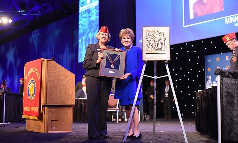 Elizabeth Dole presented American Legion's highest honor