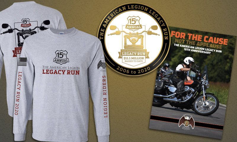 Legacy Run souvenirs available in mid-October
