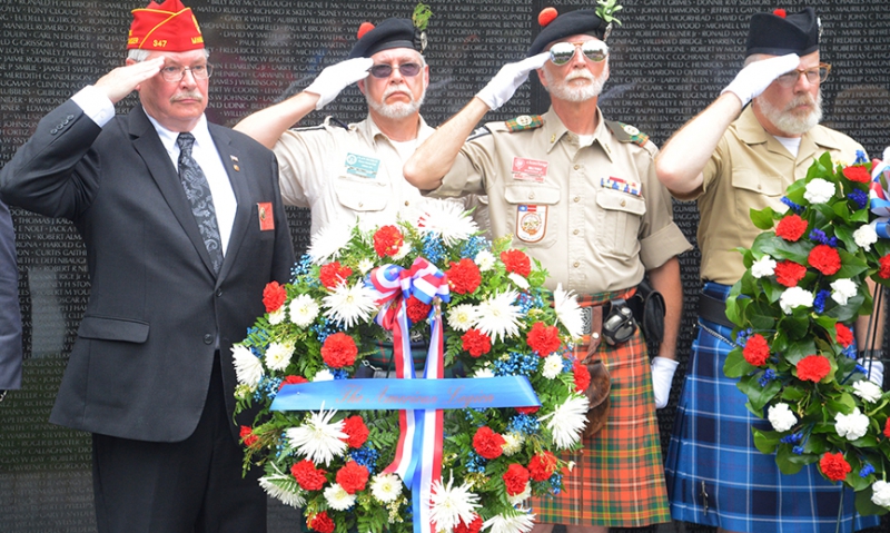Legion pays respects at Vietnam Veterans Memorial 
