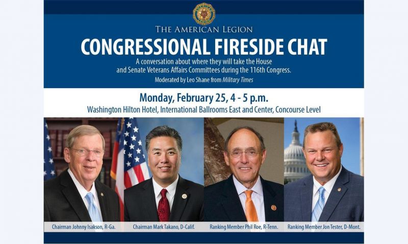 Fireside Chat to highlight veterans issues in 116th Congress