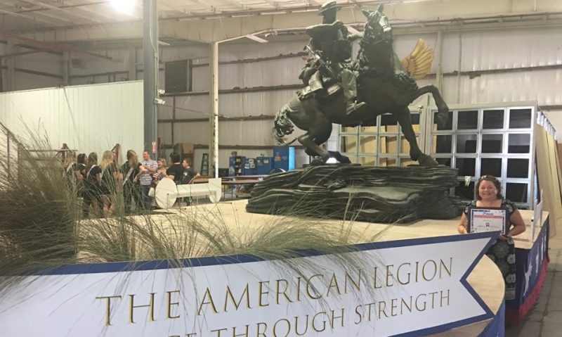 American Legion float wins 500 Festival Parade award