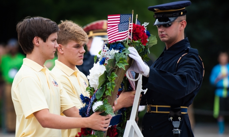 Boys Nation Day 4: Honoring heroes