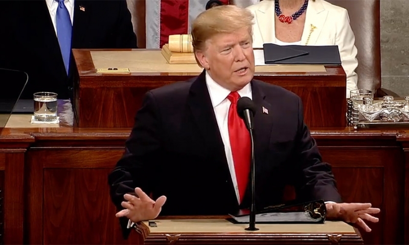 Trump reasserts call for border wall during State of the Union