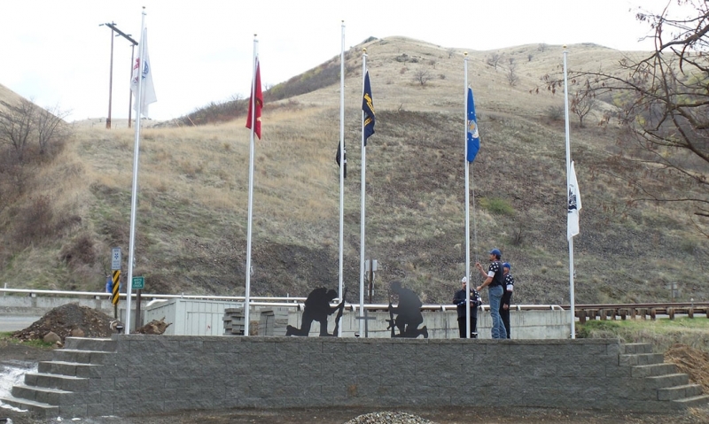 White Bird post unveils first phase of veterans memorial park