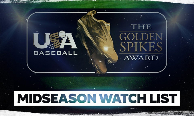 Five Legion Baseball alumni make Golden Spikes watch list