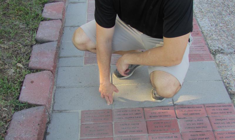 Last laser-engraved bricks placed in Pershing Square
