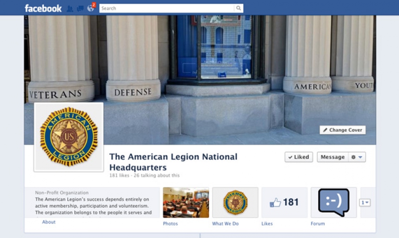 Follow the Legion on Facebook