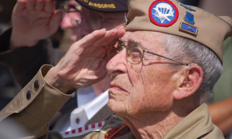 Veterans honored at historic D-Day church