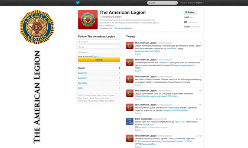 Legion hits 10,000 followers on Twitter