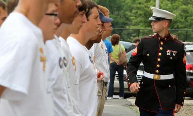 Boys State alum revisits as a Marine