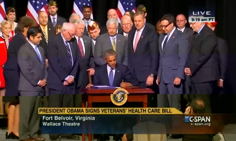President signs VA reform bill