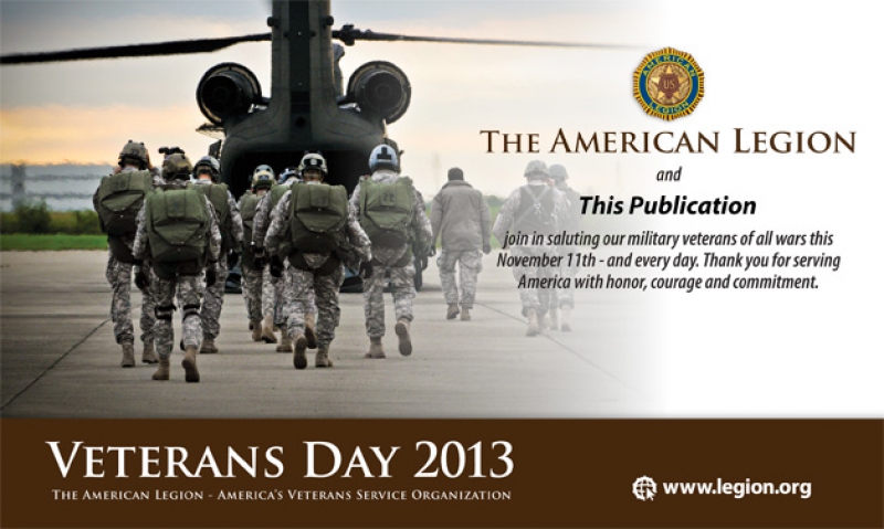 Download Veterans Day speech, ad slicks