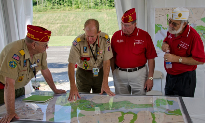 National commander impressed with Scouting site