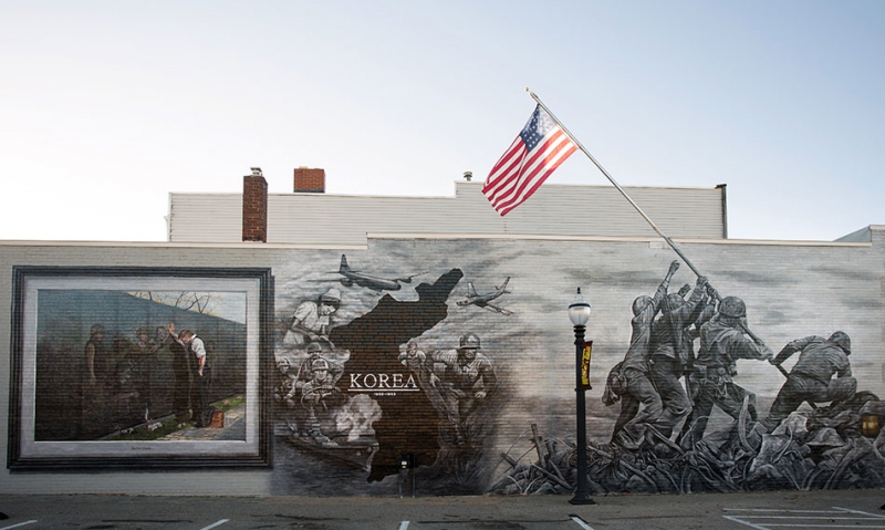 Mural pays tribute to Korean War veterans