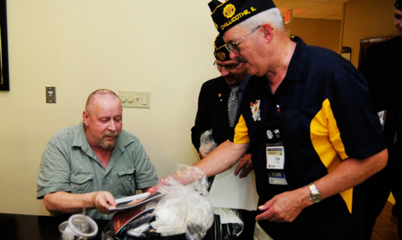 OCW delivers gifts to wounded warriors