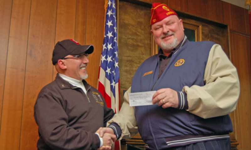 Blue Star Salute delivers $11,000 to Legion