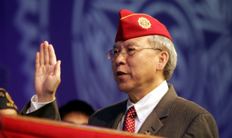 Wong elected national commander