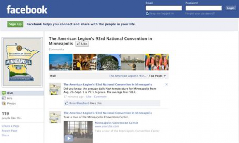2011 National Convention on Facebook