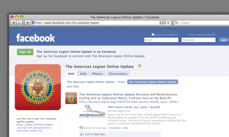 Become a Legion Facebook fan