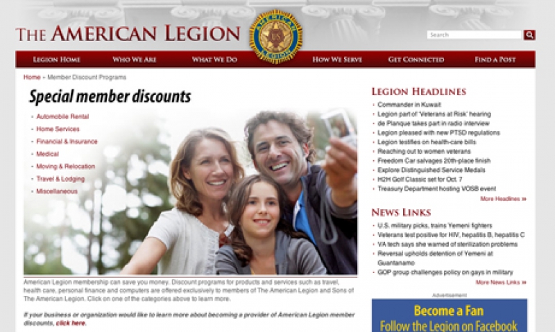 Legion member benefits now searchable