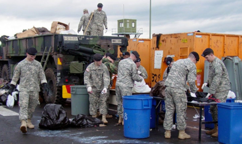 Military supports green initiatives